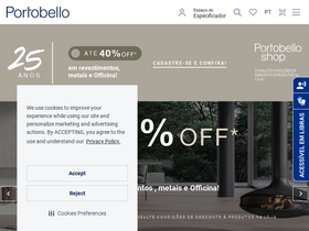 'portobello.com.br' screenshot