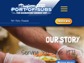 'portofsubs.com' screenshot