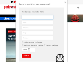'portosenavios.com.br' screenshot