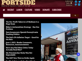 'portside.org' screenshot