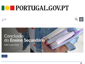 'portugal.gov.pt' screenshot