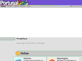 'portugalgay.pt' screenshot