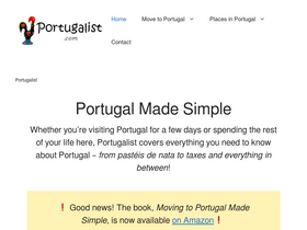 'portugalist.com' screenshot