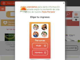 'porvenir.com.co' screenshot