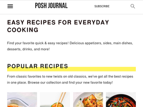 'poshjournal.com' screenshot