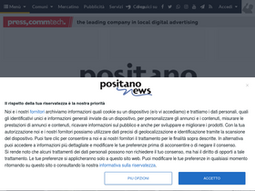 'positanonews.it' screenshot