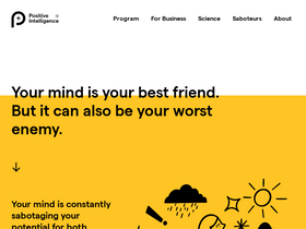 'positiveintelligence.com' screenshot