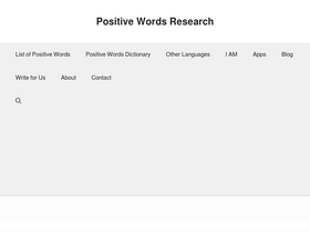 'positivewordsresearch.com' screenshot