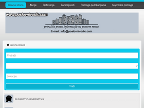 'poslovnivodic.com' screenshot