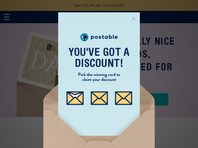 'postable.com' screenshot