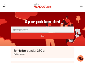 'posten.no' screenshot