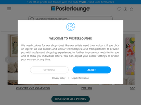 'posterlounge.com' screenshot