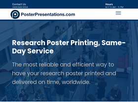 'posterpresentations.com' screenshot