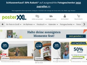 'posterxxl.de' screenshot