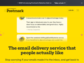 'postmarkapp.com' screenshot