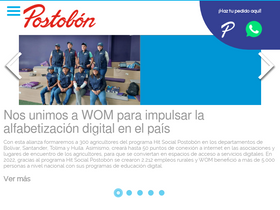 'postobon.com' screenshot