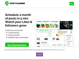 'postplanner.com' screenshot