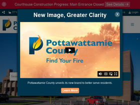 'pottcounty-ia.gov' screenshot