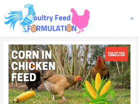 'poultryfeedformulation.com' screenshot
