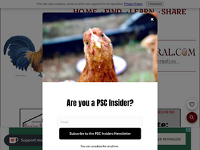 'poultryshowcentral.com' screenshot