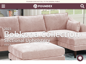 'poundex.com' screenshot