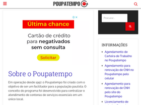 'poupatempo.info' screenshot
