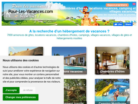 'pour-les-vacances.com' screenshot