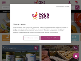 'pourdebon.com' screenshot