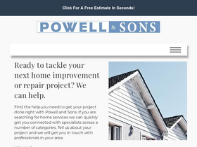 'powellandsons.com' screenshot