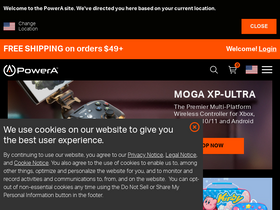 'powera.com' screenshot