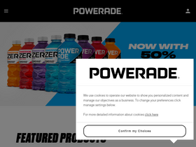 'powerade.com' screenshot