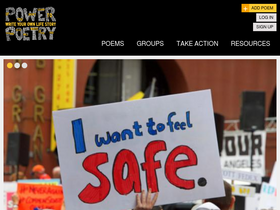 'powerpoetry.org' screenshot