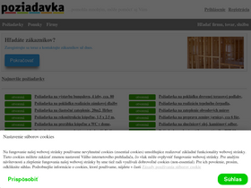 'poziadavka.sk' screenshot