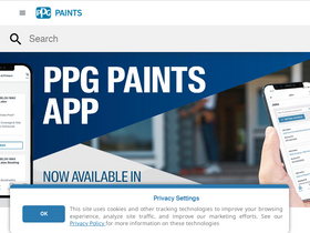 'ppgpaints.com' screenshot