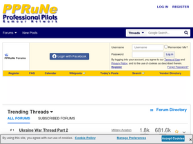 'pprune.org' screenshot