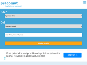 'pracomat.cz' screenshot