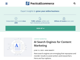 'practicalecommerce.com' screenshot