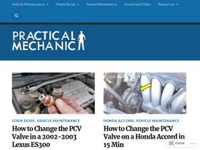 'practicalmechanic.com' screenshot