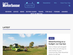 'practicalmotorhome.com' screenshot