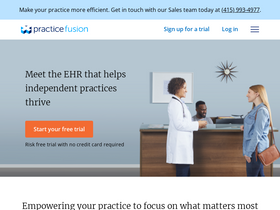 'practicefusion.com' screenshot