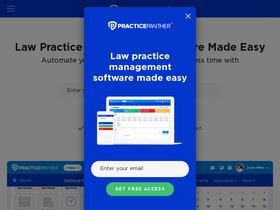 'practicepanther.com' screenshot