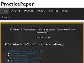 'practicepaper.in' screenshot