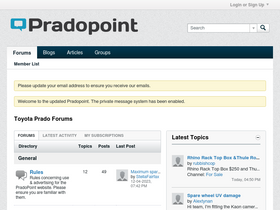 'pradopoint.com.au' screenshot