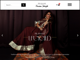 'pranaah.com' screenshot