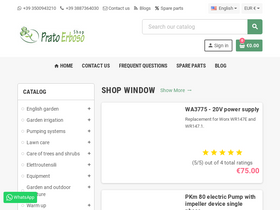 'pratoerboso.com' screenshot