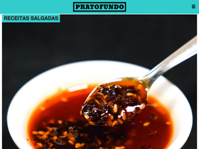 'pratofundo.com' screenshot