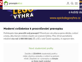 'pravopisne.cz' screenshot
