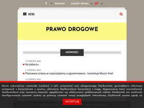 'prawodrogowe.pl' screenshot