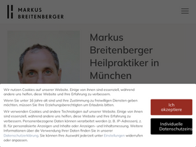 'praxis-breitenberger.de' screenshot