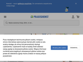 'praxisdienst.pl' screenshot